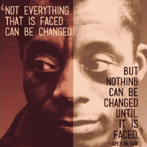Not Everything That Is Faced Can Be Changed But Nothing Can