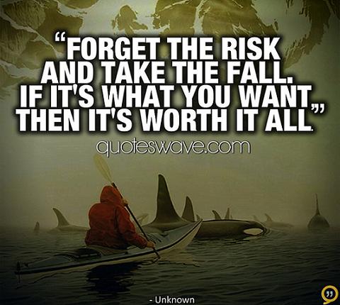 Forget the risk and take the fall, if its what you want, then