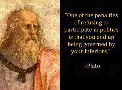 One of the penalties for refusing to participate in politics is that