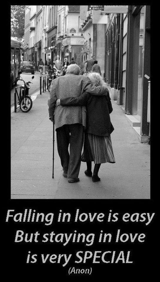 Falling in love is easy but staying in love is very special. | Anon