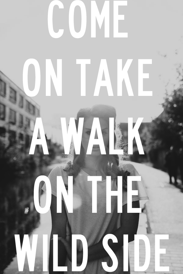 Come on take a walk on the wild side. | Nelson Algren Picture Quotes